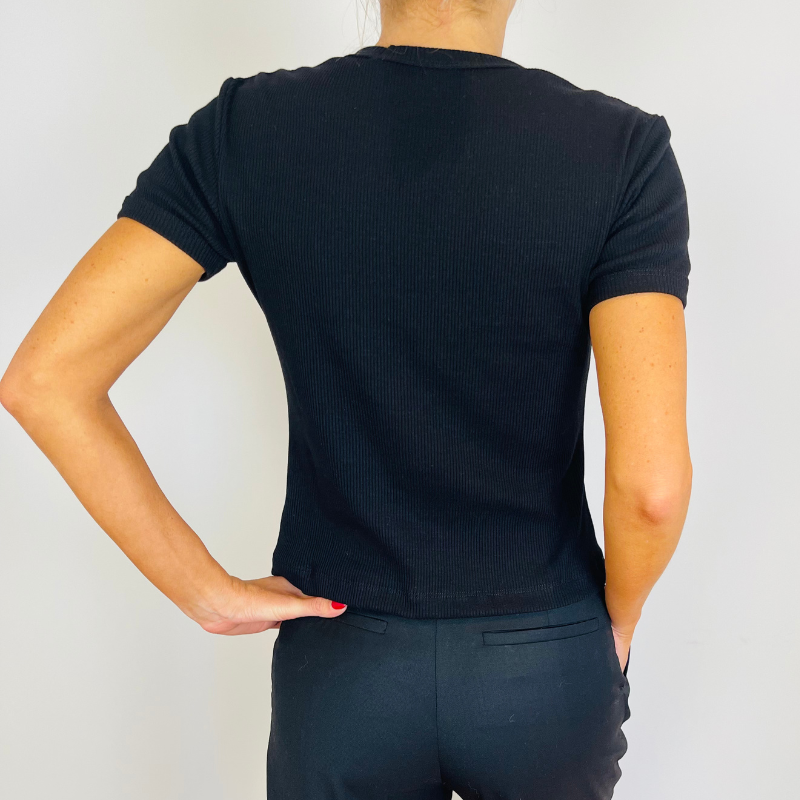 RACHEL Ribbed Tee