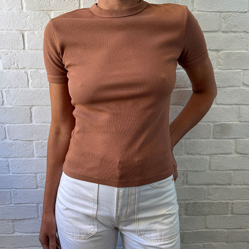 RACHEL Ribbed Tee