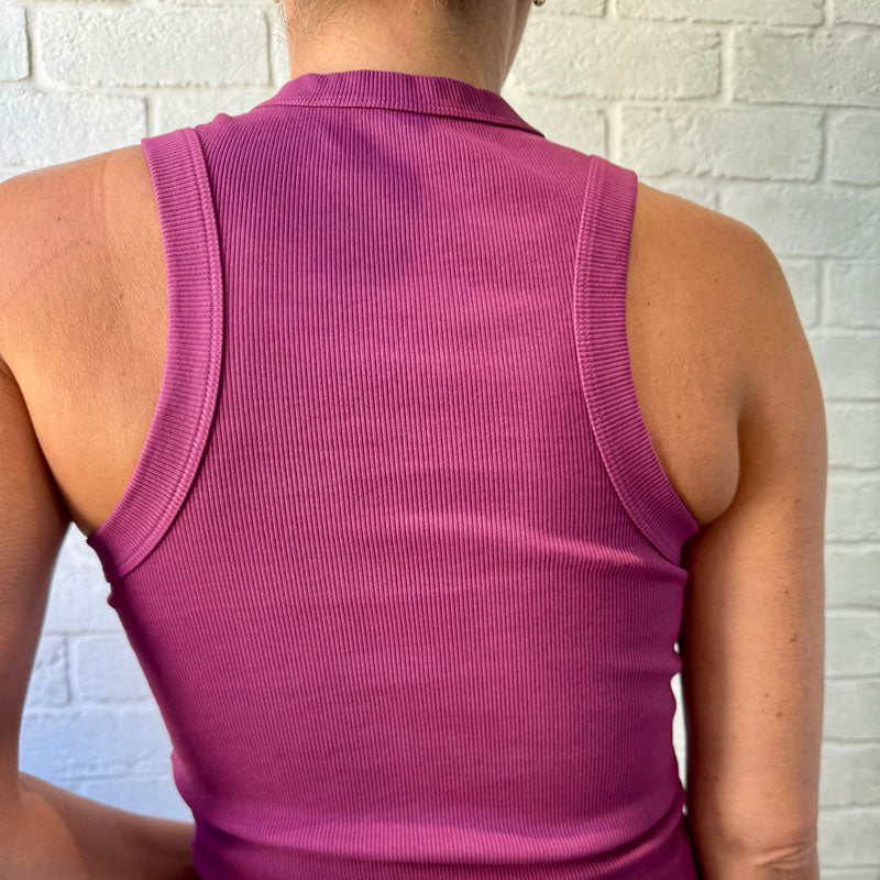 GRETCHEN Ribbed Tank