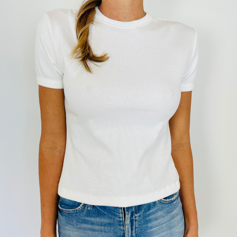RACHEL Ribbed Tee